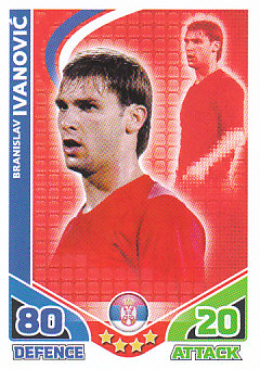 Branislav Ivanovic Serbia 2010 World Cup Match Attax #195